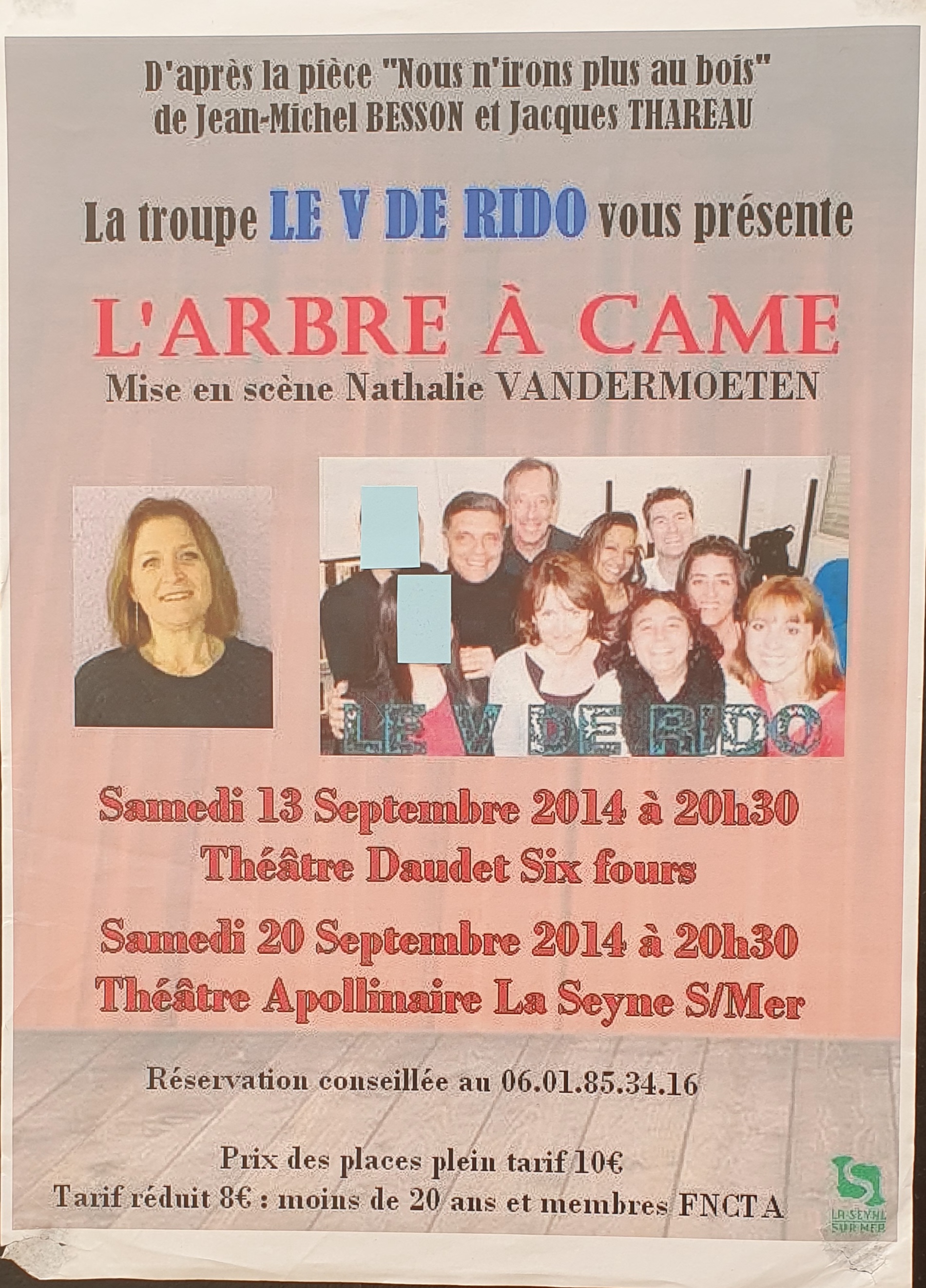 Affiches des représentations