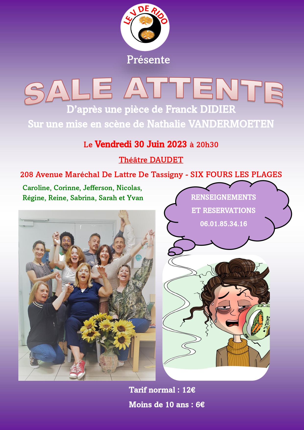 Affiches des représentations